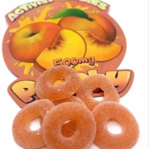 Peachy THC Gummies 500mg