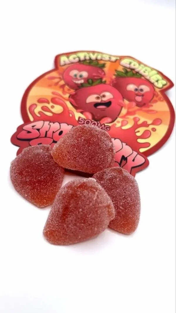 Strawberry Swizzle THC Gummies 500mg