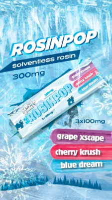 ActivistEdibles rosinpop solventless rosin 300mg